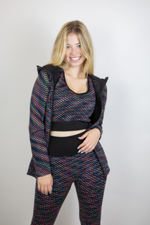 3 Piece Seamless Set With Back Ruching